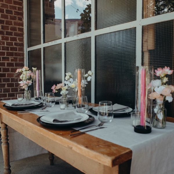 "Black & Glass" – Basis-Deko